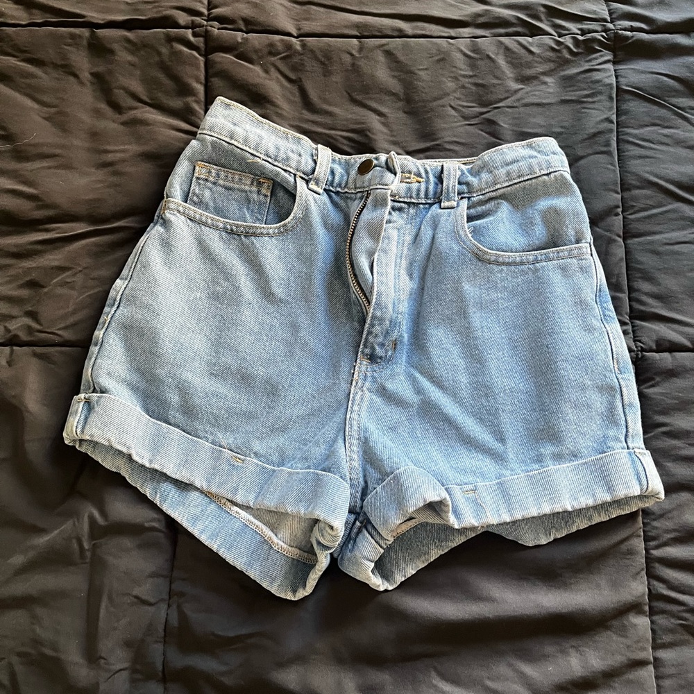 American apparel high waisted shorts